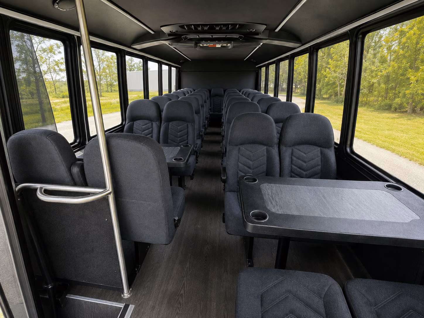 palm bay 20 passenger minibus interior