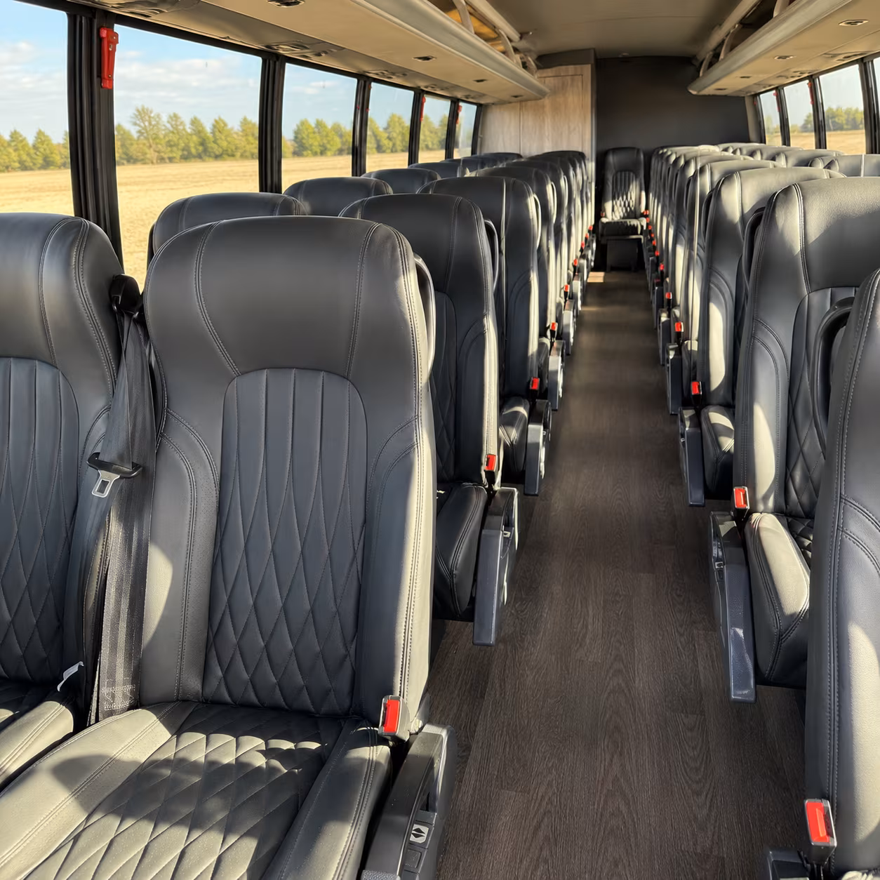 palm bay 35 passenger minibus interior