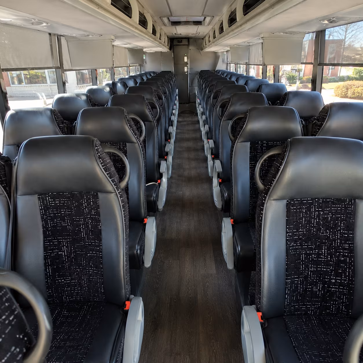 palm bay 54 passenger charter bus inside