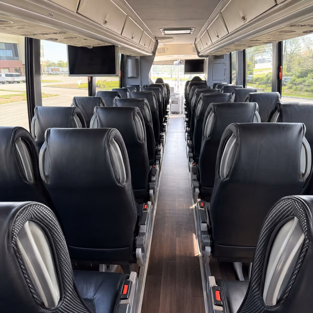 palm bay 56 passenger charter bus inside