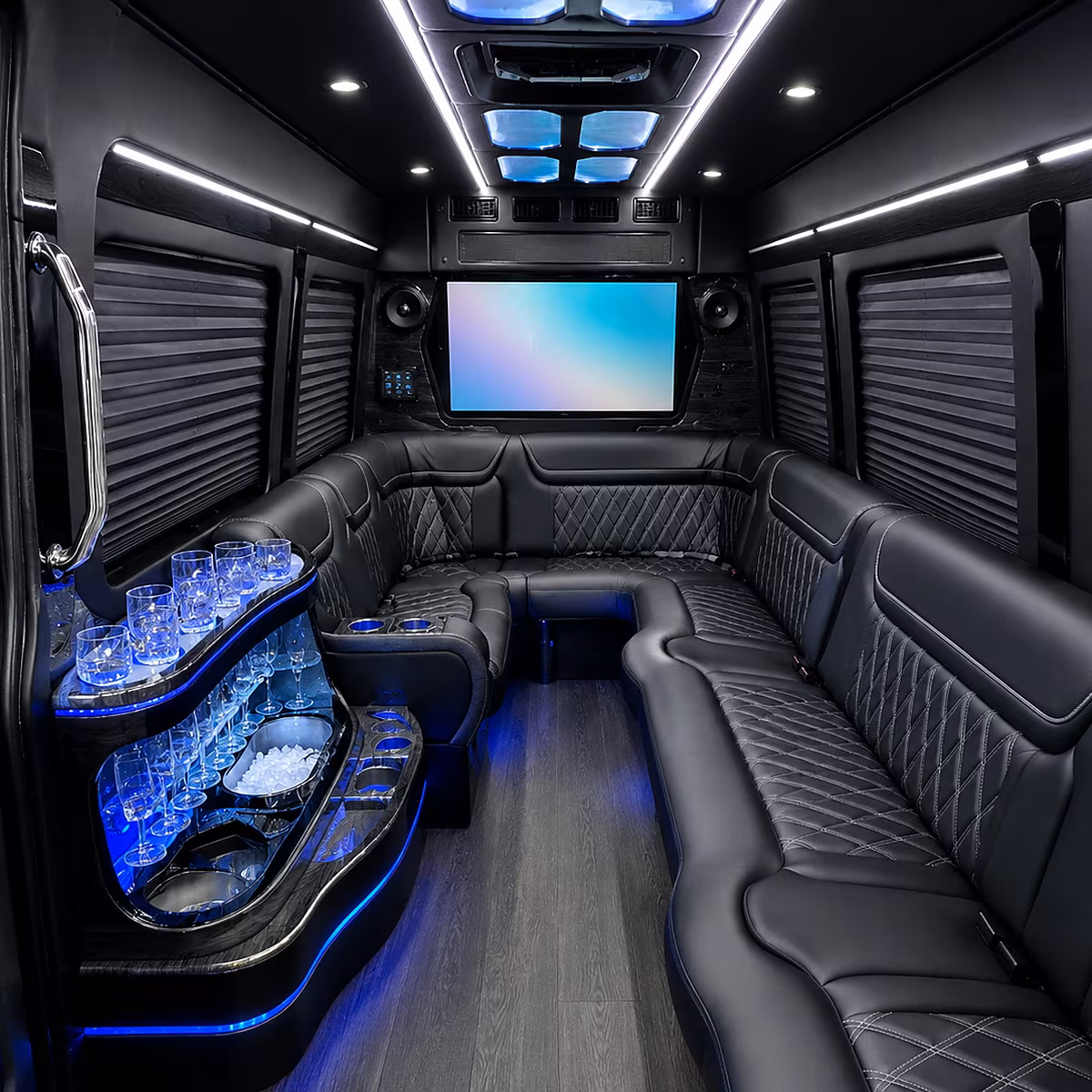palm bay wedding party bus rental