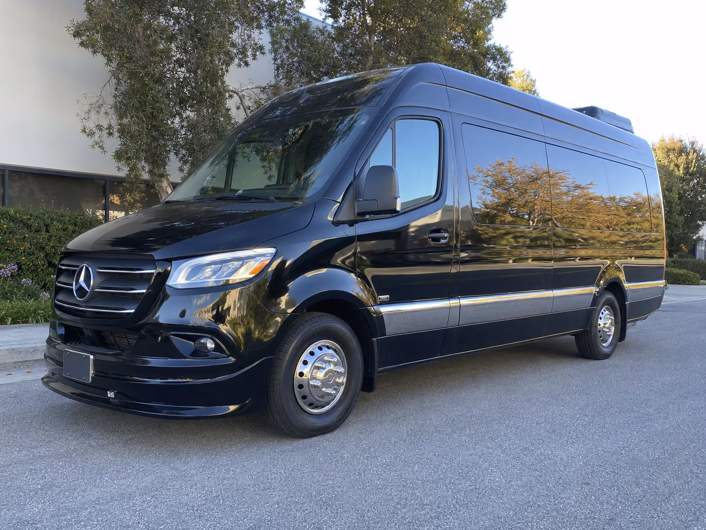 sprinter vans for intimate wedding day transportation in palm bay